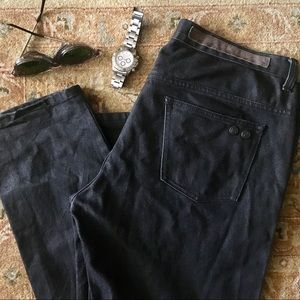 Marc Jacobs Waxy Cotton Blk Jeans 36/31